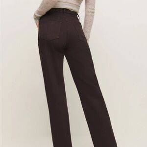 Reformation Val 90s Mid Rise Straight brown jeans - size 27